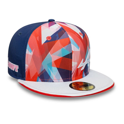 This is a Silverstone Race Special Alpine Racing Team Navy 59FIFTY Fitted Cap 1