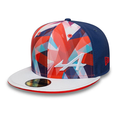 This is a Silverstone Race Special Alpine Racing Team Navy 59FIFTY Fitted Cap 4