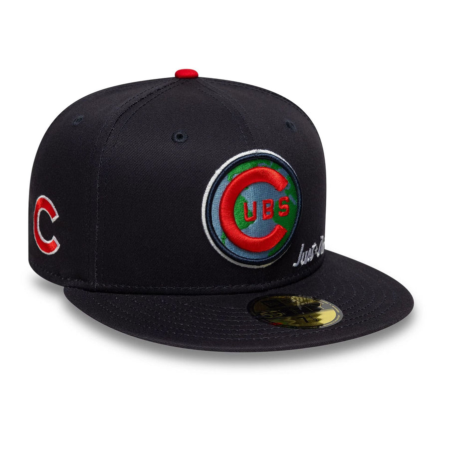 This is a Chicago Cubs Just Don Navy 59FIFTY Fitted Cap 4
