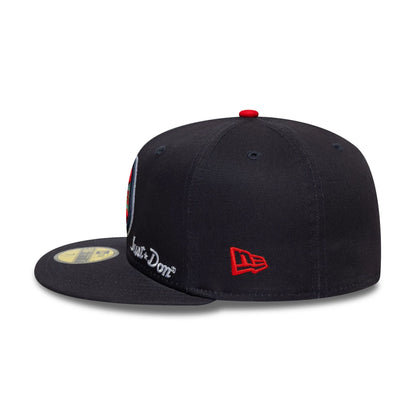 This is a Chicago Cubs Just Don Navy 59FIFTY Fitted Cap 7