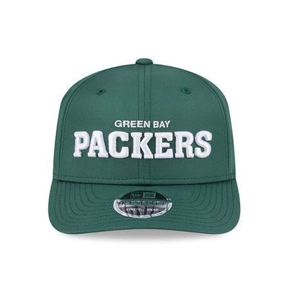 This is a Green Bay Packers NFL Coach Dark Green 9SEVENTY Stretch Snap Adjustable Cap 3