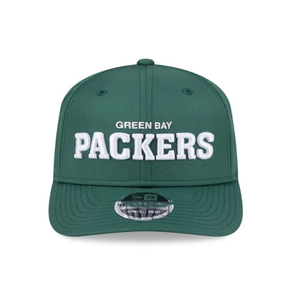 This is a Green Bay Packers NFL Coach Dark Green 9SEVENTY Stretch Snap Adjustable Cap 3
