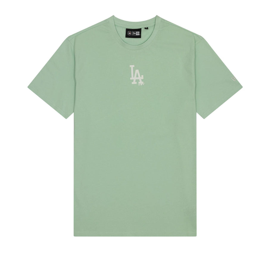 The Male model is wearing LA Dodgers MLB Pastel Green T-Shirt 1