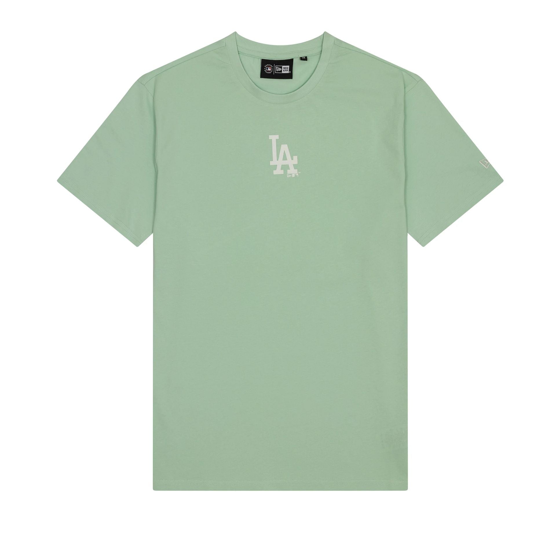 The Male model is wearing LA Dodgers MLB Pastel Green T-Shirt 1