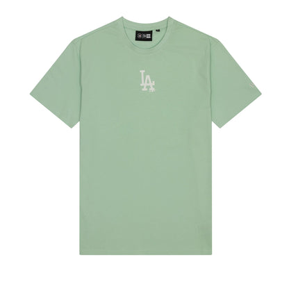 The Male model is wearing LA Dodgers MLB Pastel Green T-Shirt 1