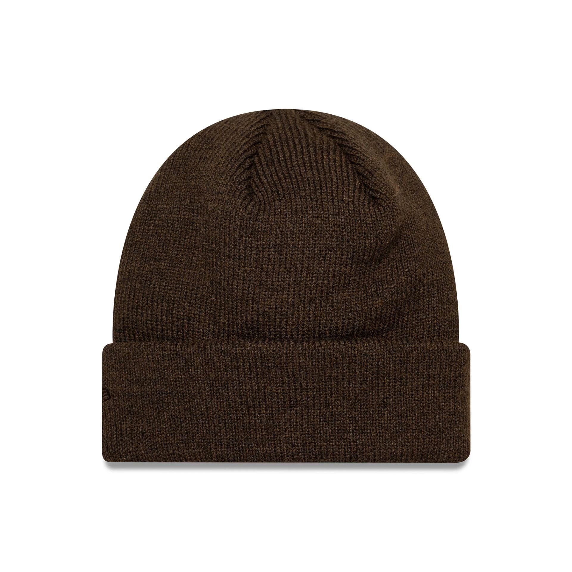 This is a New Era X Our Legacy Dark Brown Cuff Knit Beanie Hat 2