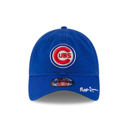 This is a Chicago Cubs Ralph Lauren X MLB Open Blue 9TWENTY Adjustable Cap 2