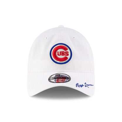 This is a Chicago Cubs Ralph Lauren X MLB Open White 9TWENTY Adjustable Cap 2