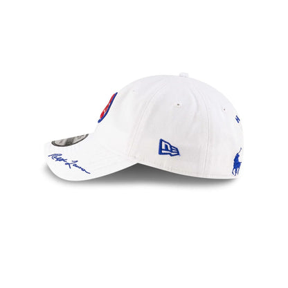This is a Chicago Cubs Ralph Lauren X MLB Open White 9TWENTY Adjustable Cap 4