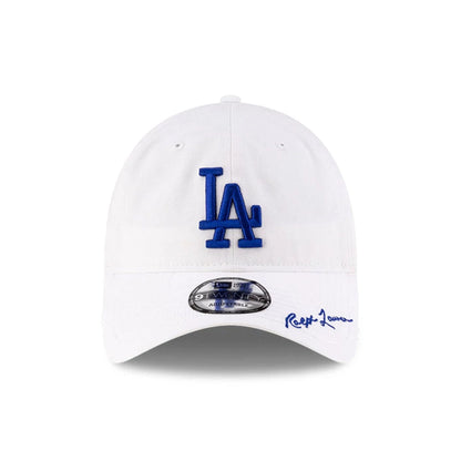 This is a LA Dodgers Ralph Lauren X MLB Open White 9TWENTY Adjustable Cap 2