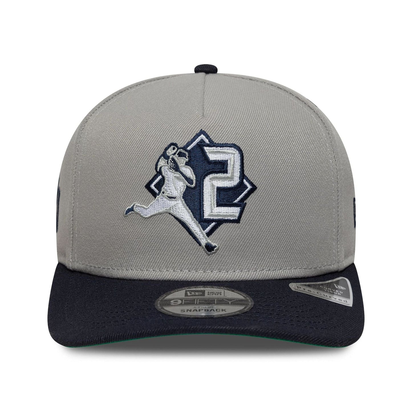 This is a New York Yankees MLB Player Grey 9FIFTY A-Frame Snapback Adjustable Cap 3