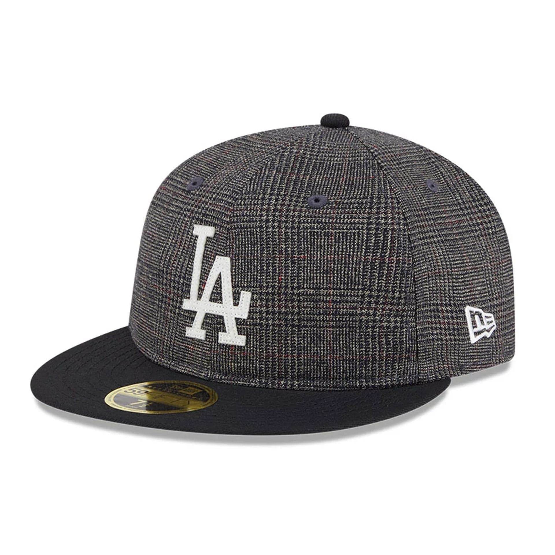 This is a LA Dodgers 59FIFTY Day Black Retro Crown 59FIFTY Fitted Cap 1