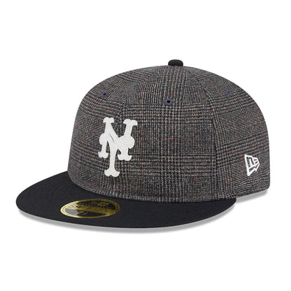 This is a New York Mets 59FIFTY Day Black Retro Crown 59FIFTY Fitted Cap 1
