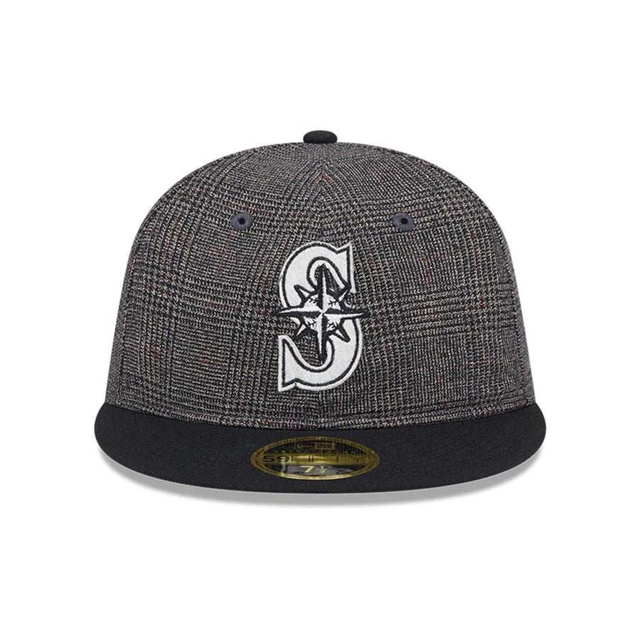 This is a Seattle Mariners 59FIFTY Day Black Retro Crown 59FIFTY Fitted Cap 3