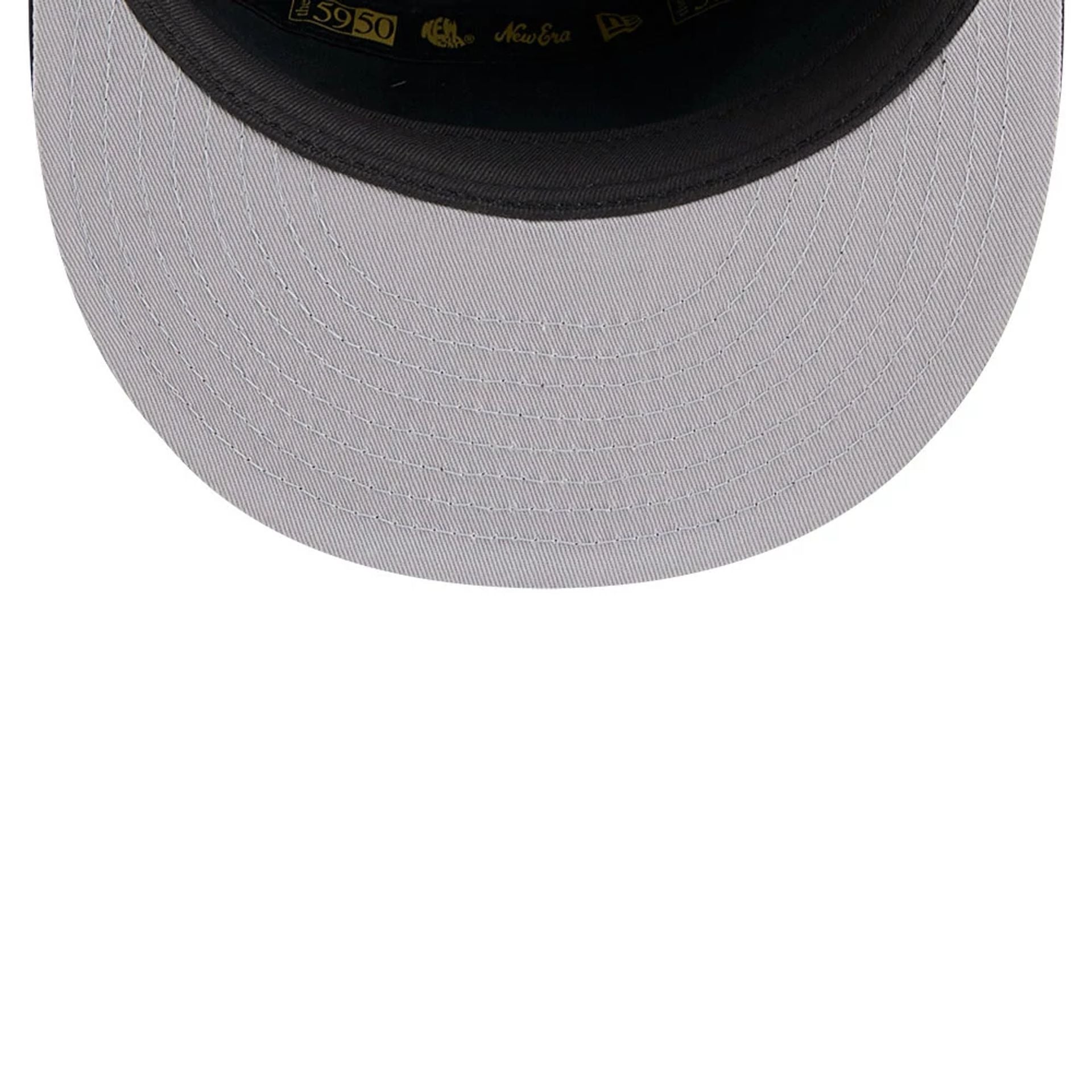 This is a LA Dodgers 59FIFTY Day Black 59FIFTY Split Panel Fitted Cap 2