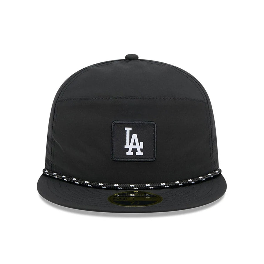 This is a LA Dodgers 59FIFTY Day Black 59FIFTY Split Panel Fitted Cap 3