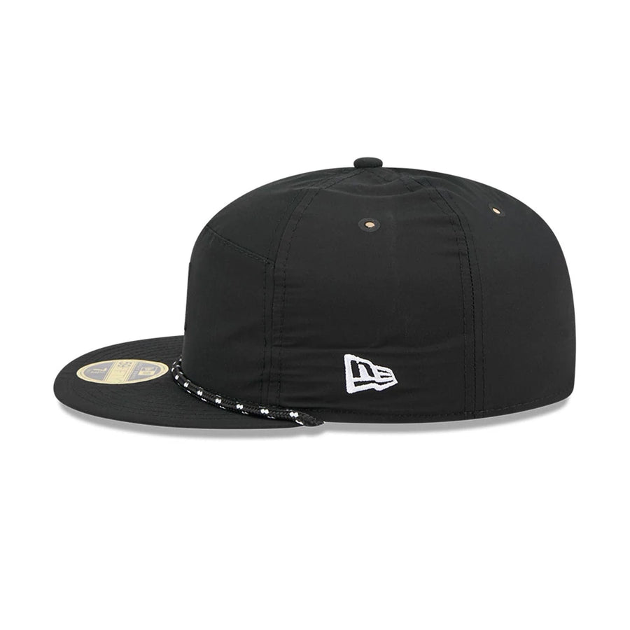 This is a LA Dodgers 59FIFTY Day Black 59FIFTY Split Panel Fitted Cap 5