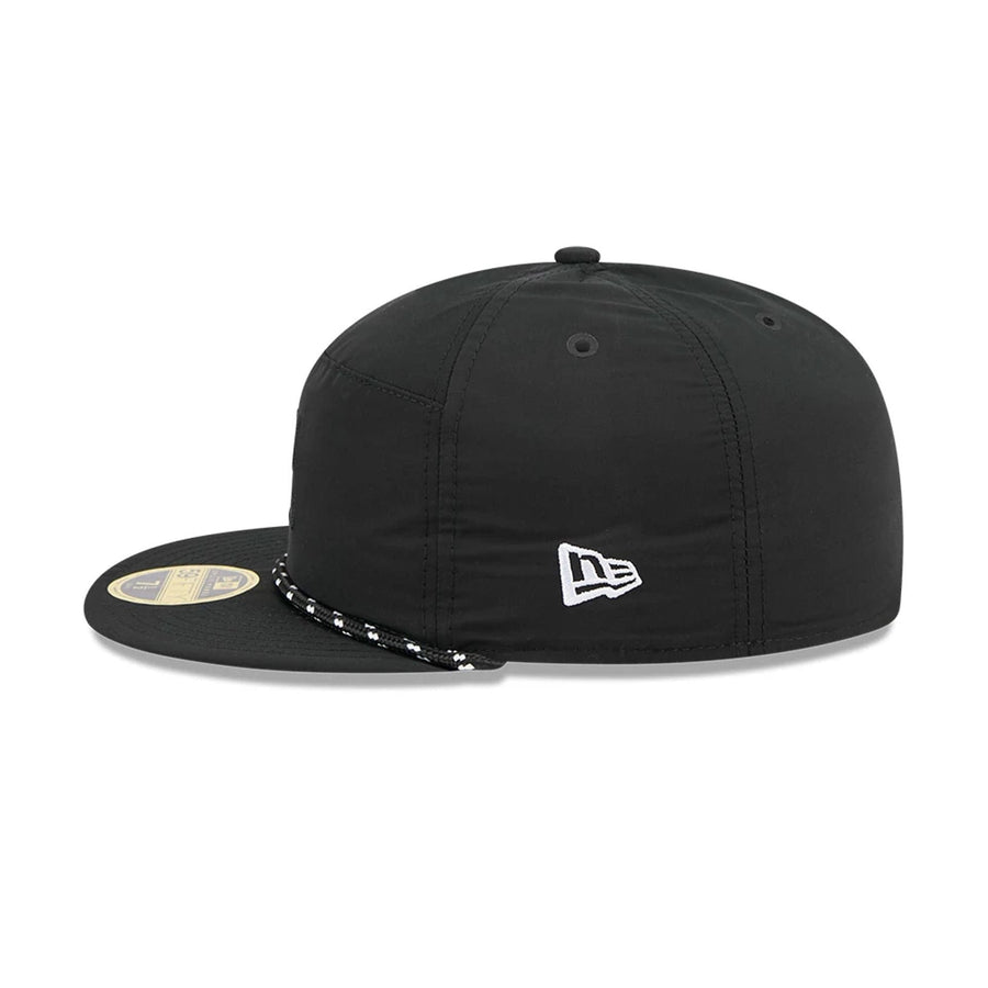 This is a LA Kings 59FIFTY Day Black 59FIFTY Split Panel Fitted Cap 5