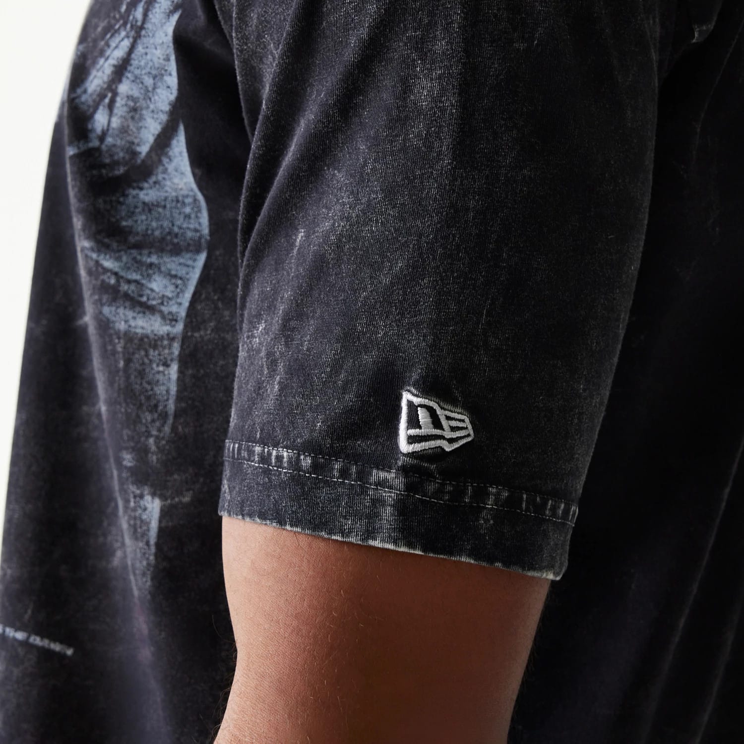 The Male model is wearing Batman 1989 Black T-Shirt 5