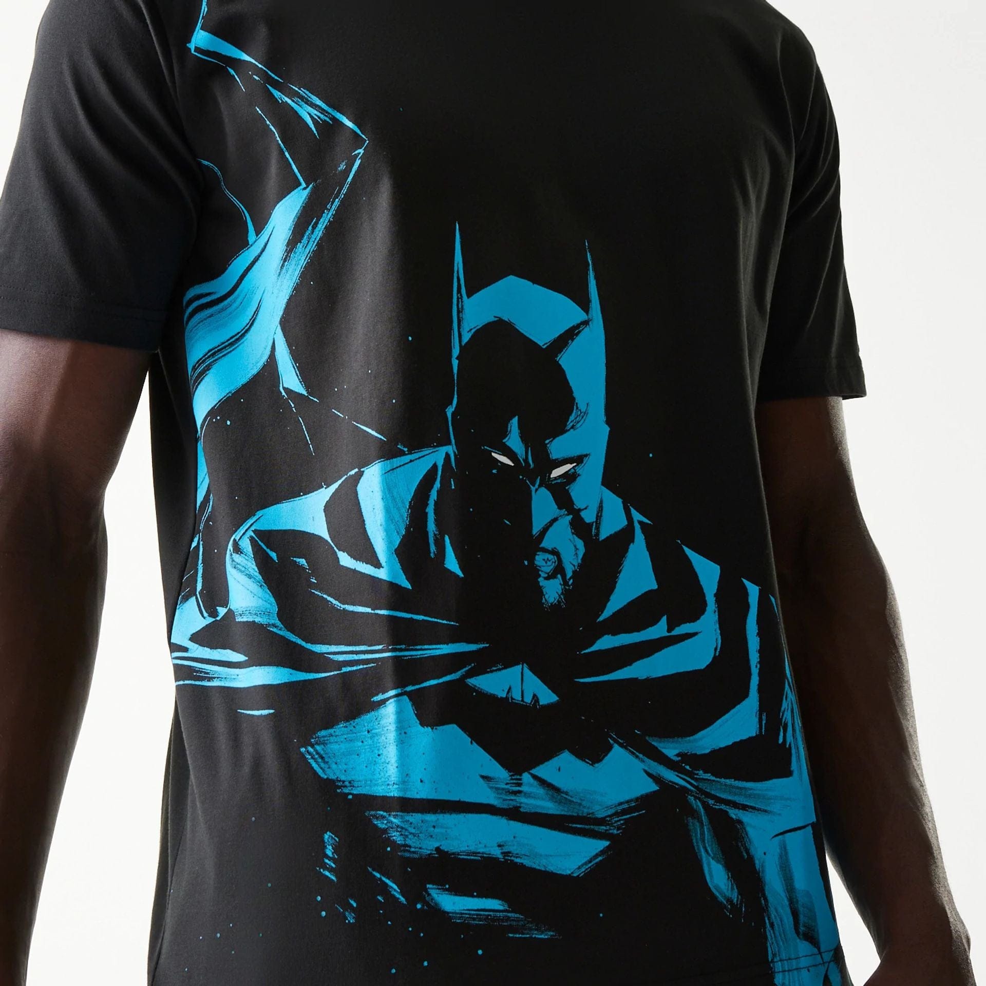 The Male model is wearing Batman Black T-Shirt 4