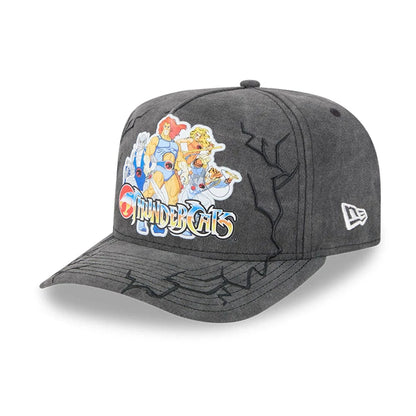 This is a Thundercats Dark Grey 9FIFTY A-Frame Snapback Adjustable Cap 1