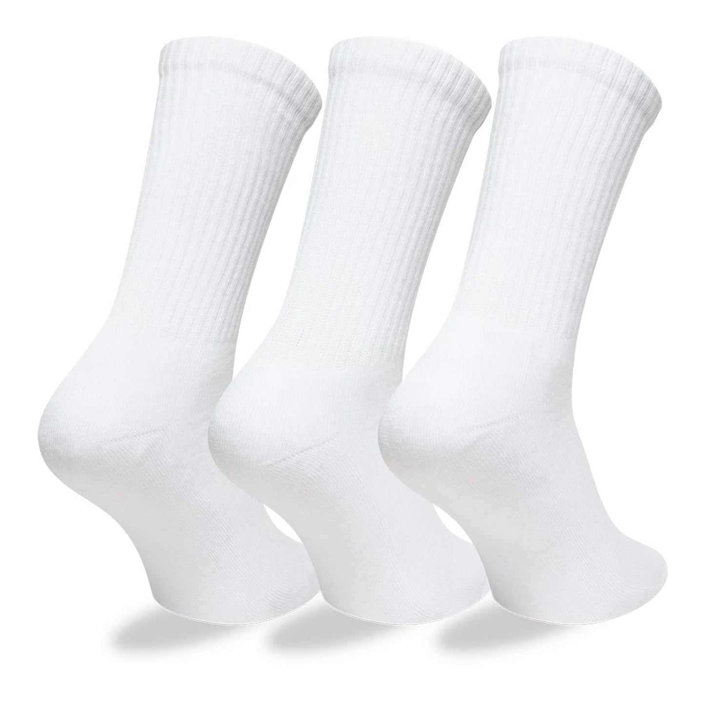 This is a Alpine Racing Alpine Logo White 3 Pack Crew Socks  3