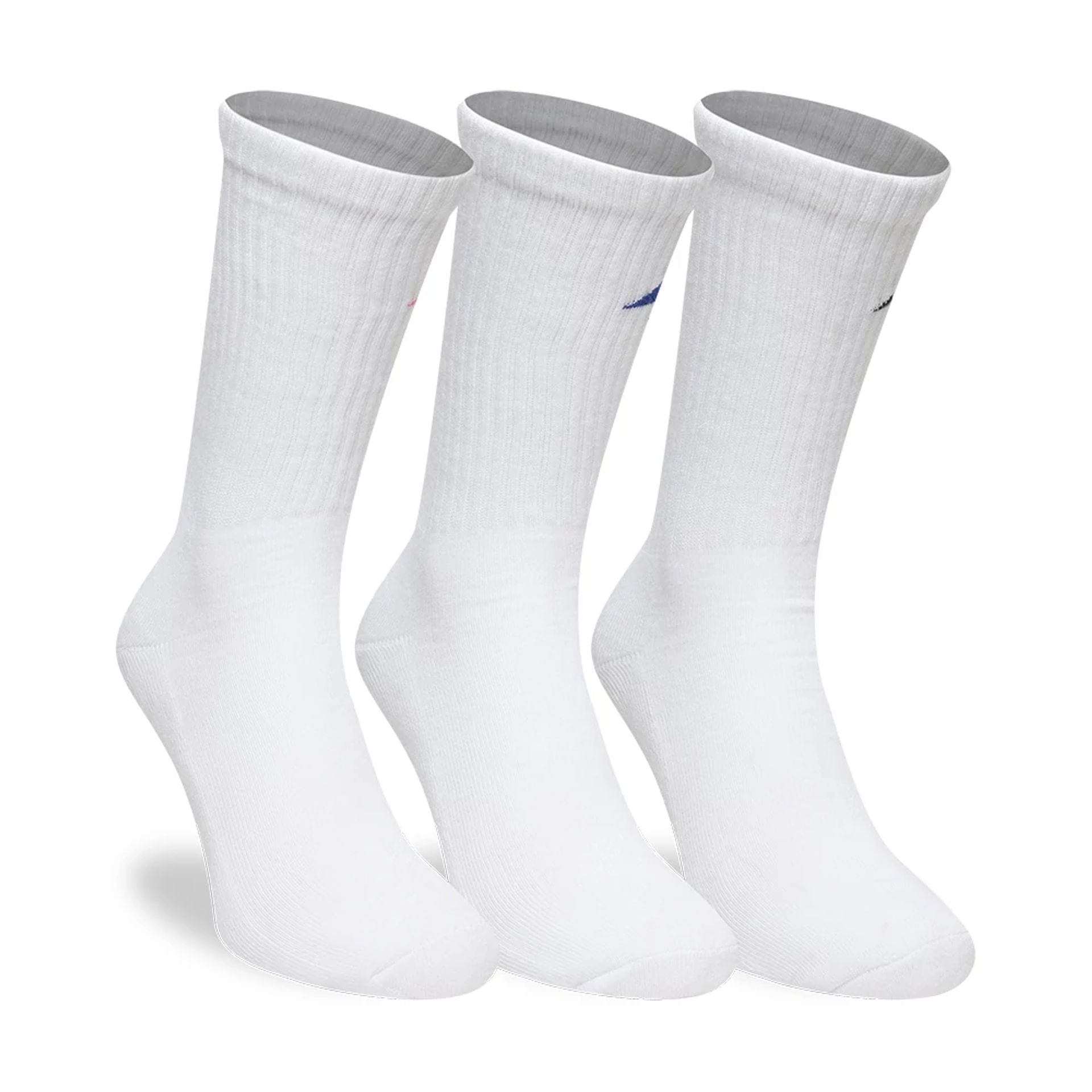 This is a Alpine Racing Alpine Logo White 3 Pack Crew Socks  2