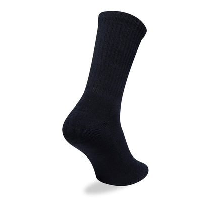 This is a Alpine Racing Alpine Logo Navy 3 Pack Crew Socks 4