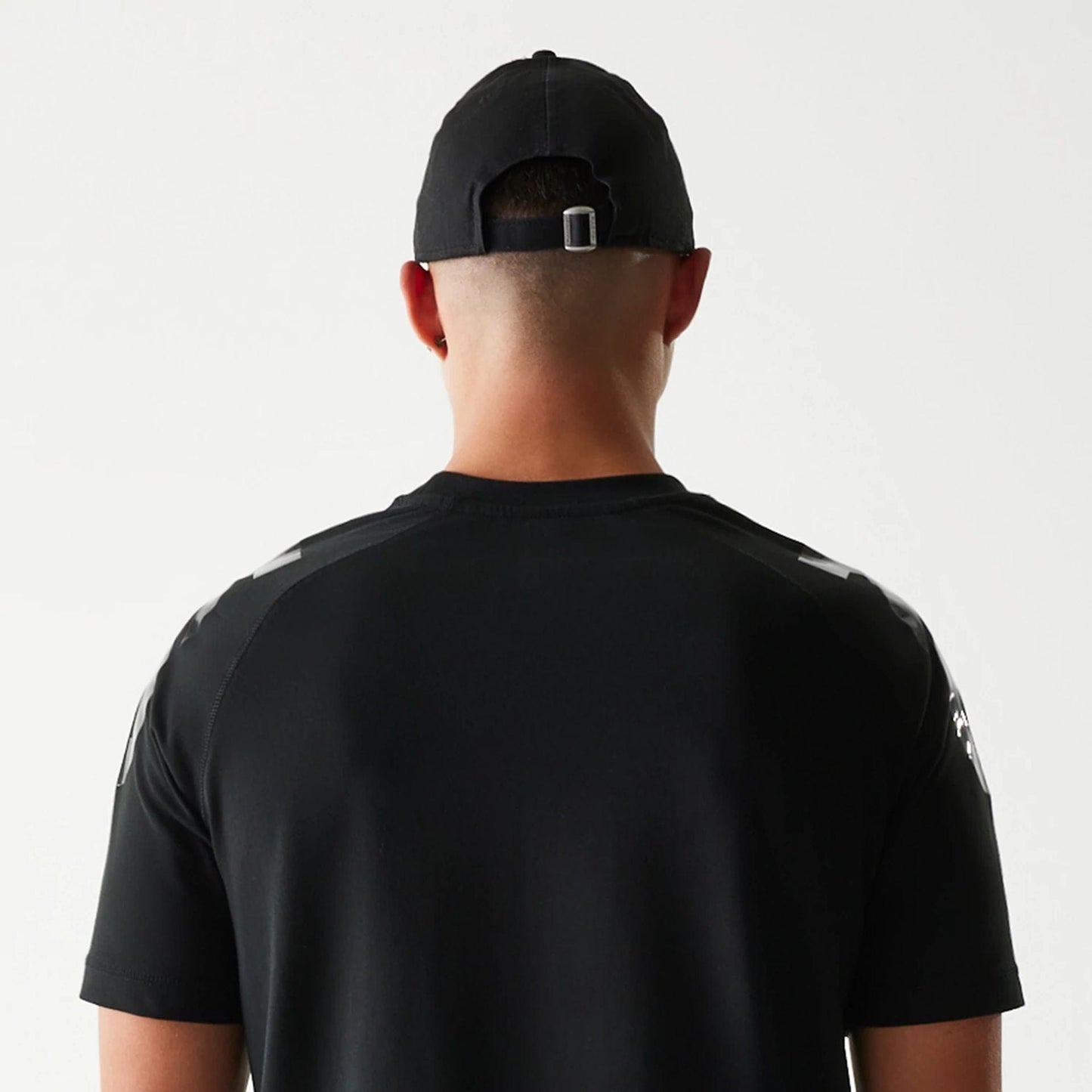 The Male model is wearing Kansas City Chiefs NFL 3RD Down Black T-Shirt 7