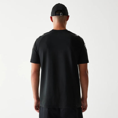 The Male model is wearing Kansas City Chiefs NFL 3RD Down Black T-Shirt 2