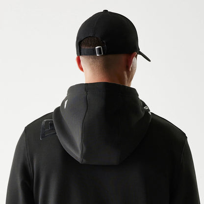 The Male model is wearing Las Vegas Raiders NFL 3RD Down Black Pullover Hoodie 6