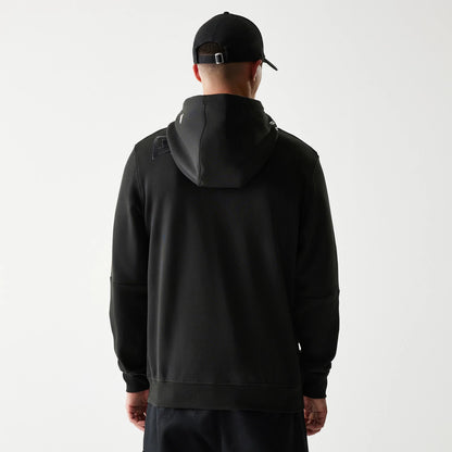 The Male model is wearing Las Vegas Raiders NFL 3RD Down Black Pullover Hoodie 2