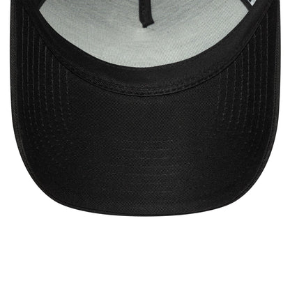 This is a Paris Saint-Germain Tonal Black 9FORTY A-Frame Trucker Adjustable Cap 5