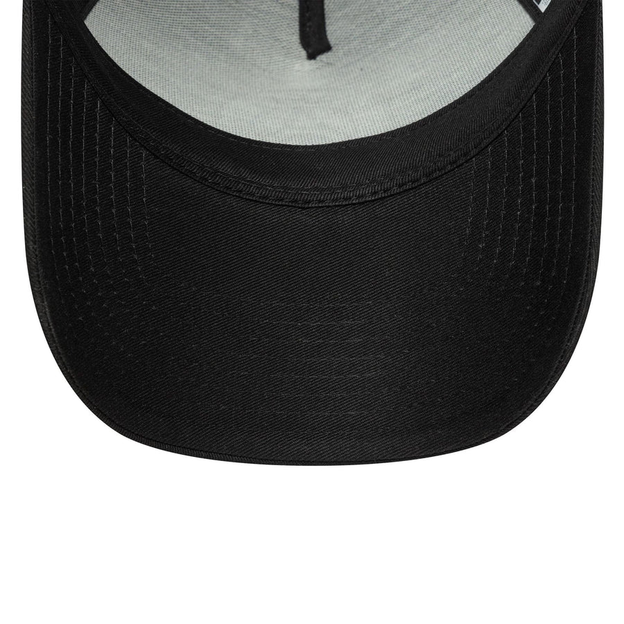 This is a Paris Saint-Germain Tonal Black 9FORTY A-Frame Trucker Adjustable Cap 5