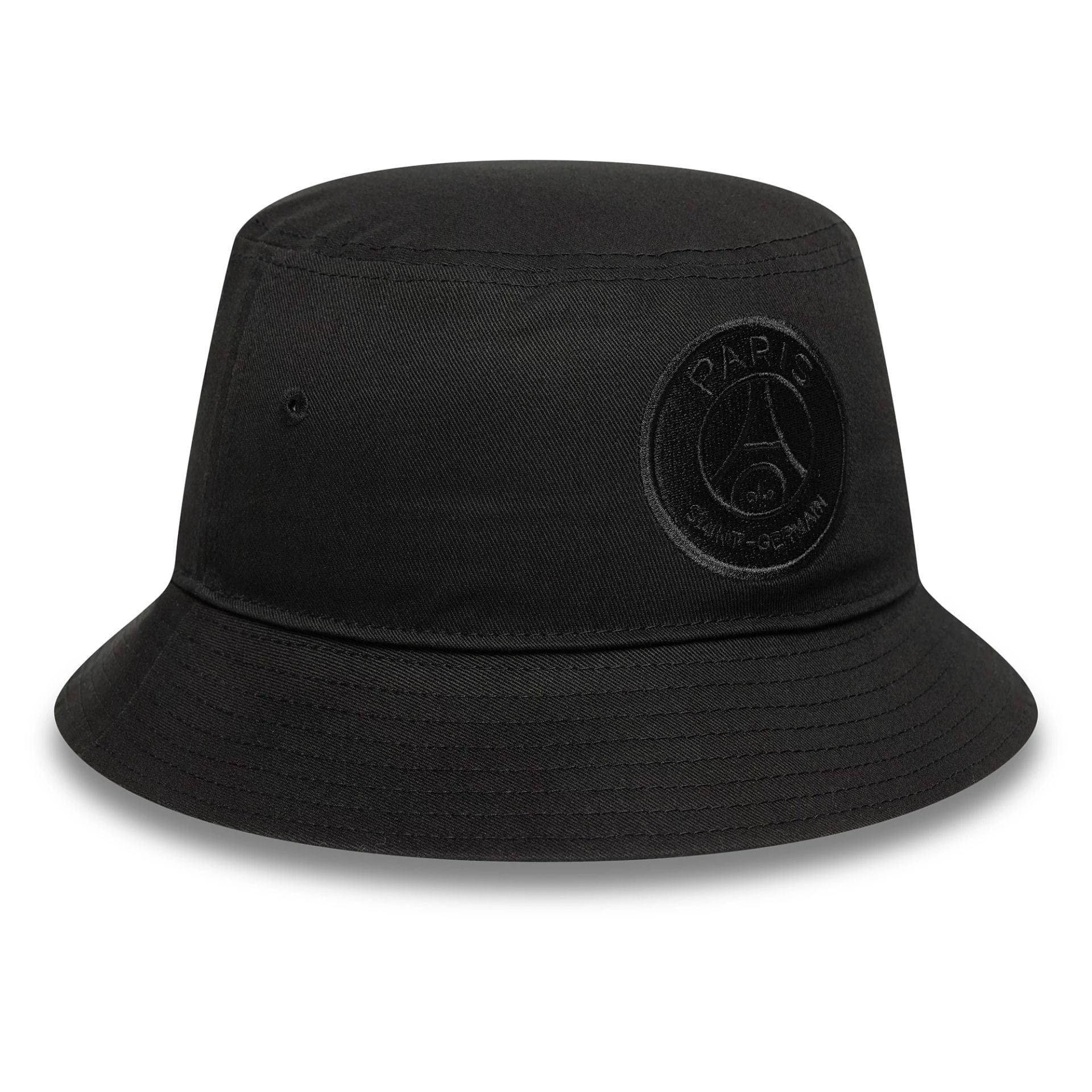 This is a Paris Saint-Germain Tonal Black Bucket Hat 3