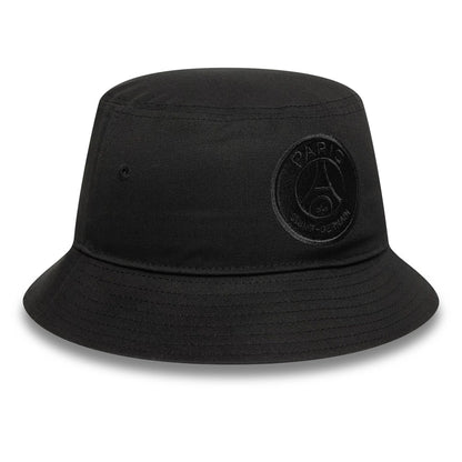 This is a Paris Saint-Germain Tonal Black Bucket Hat 3