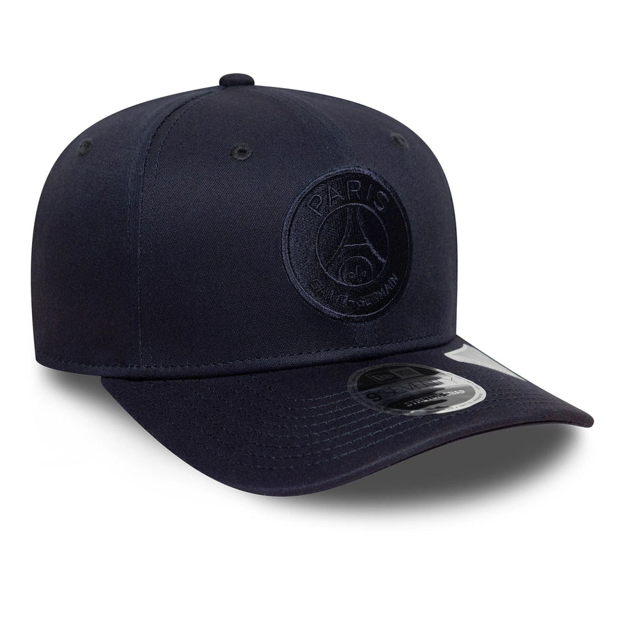 This is a Paris Saint-Germain Tonal Navy 9SEVENTY Stretch Snap Adjustable Cap 3