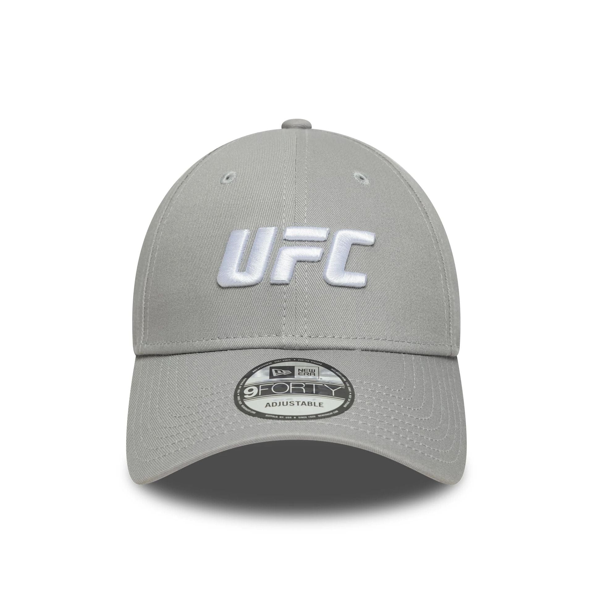 This is a UFC Ultimate Fighting Core Grey 9FORTY Adjustable Cap 2