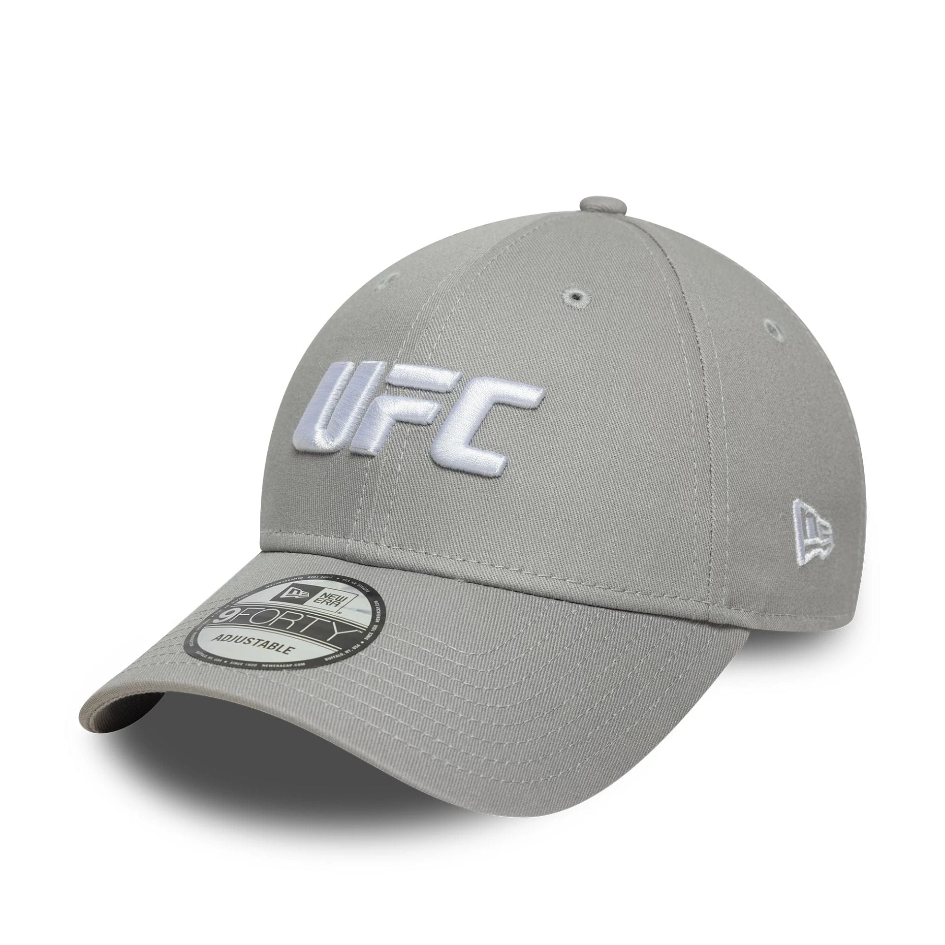 This is a UFC Ultimate Fighting Core Grey 9FORTY Adjustable Cap 1