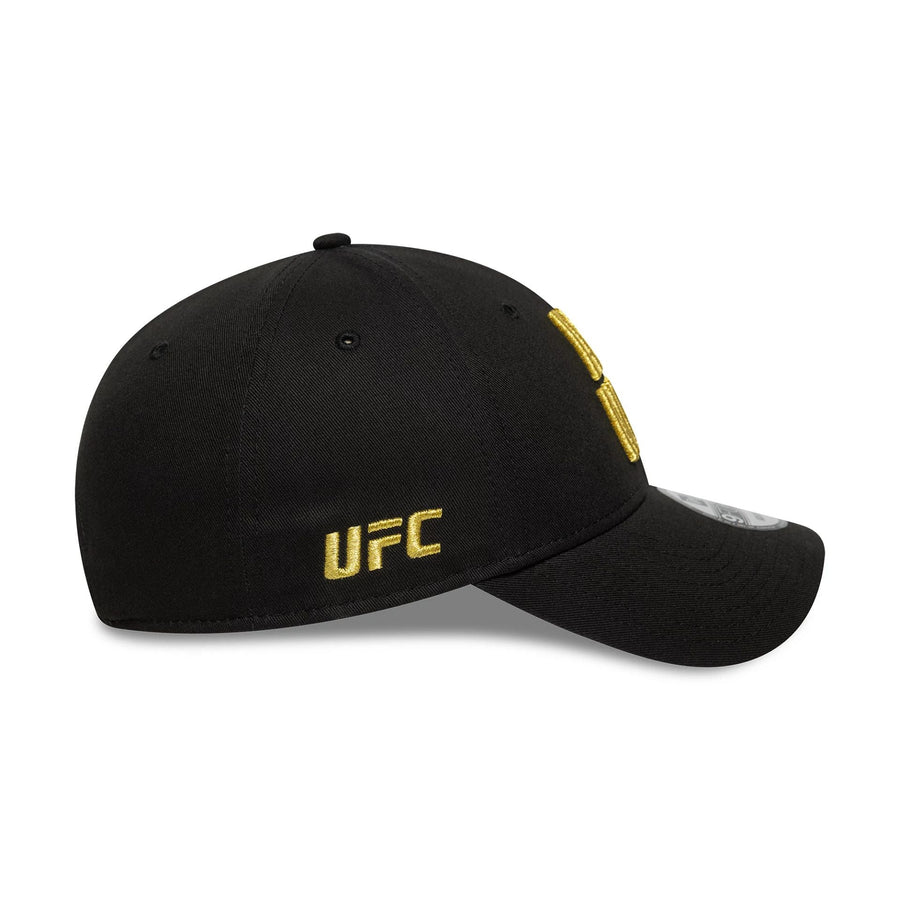 This is a UFC Ultimate Fighting Metallic New Champ Black 9FORTY Adjustable Cap 5