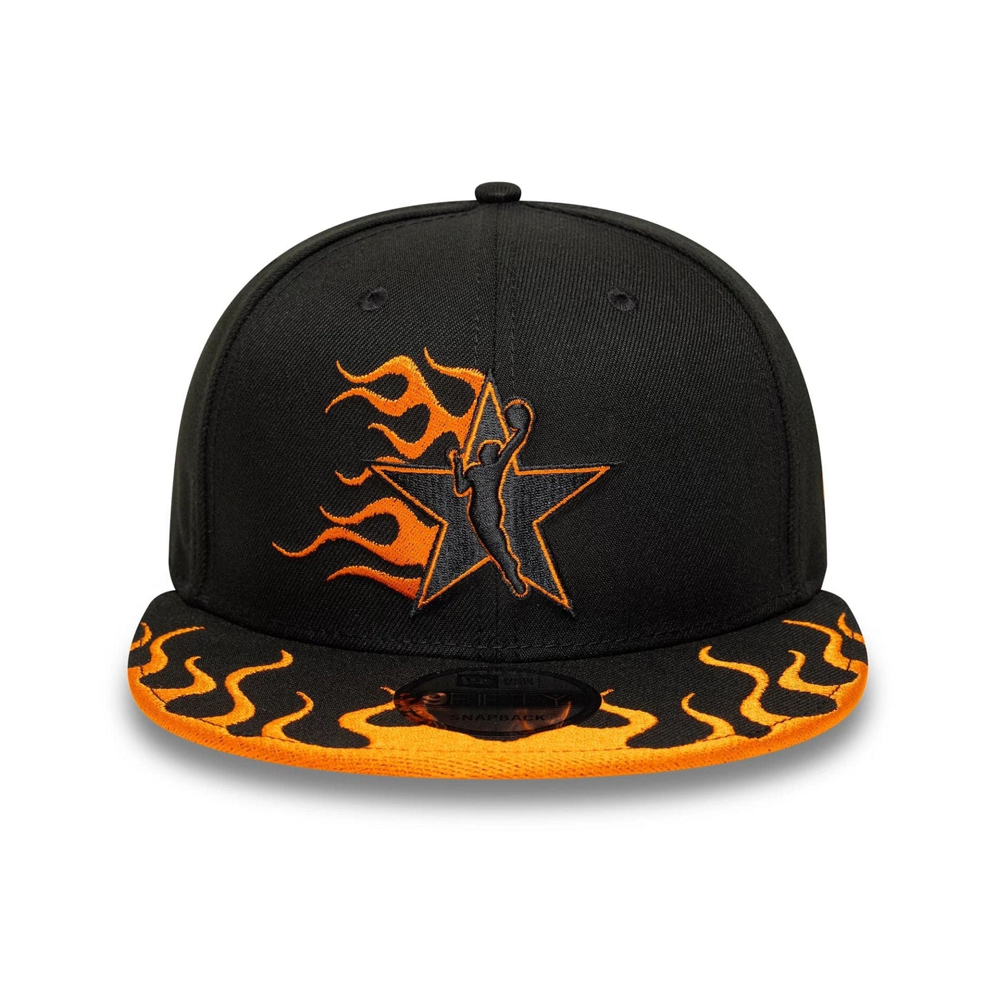 This is a WNBA 2025 All Star Game Logo Black 9FIFTY Snapback Adjustable Cap 3