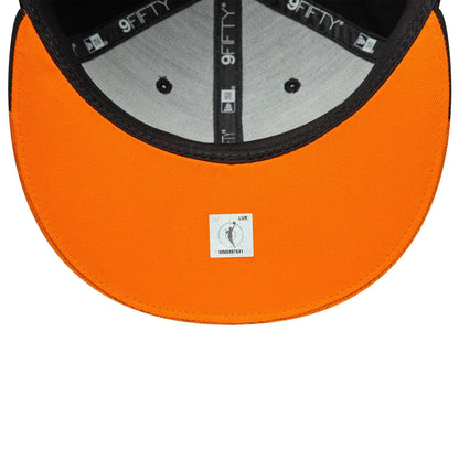 This is a WNBA 2025 All Star Game Logo Black 9FIFTY Snapback Adjustable Cap 2