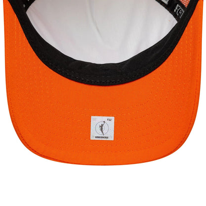 This is a WNBA 2025 All Star Game Logo Orange 9FORTY M-Crown A-Frame Adjustable Cap 7