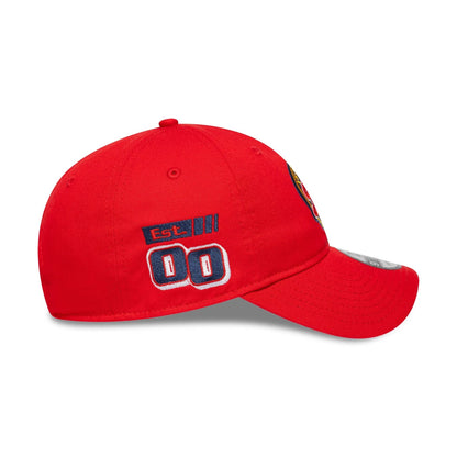 This is a Indiana Fever WNBA 2025 All Star Game Red 9TWENTY Adjustable Cap 6