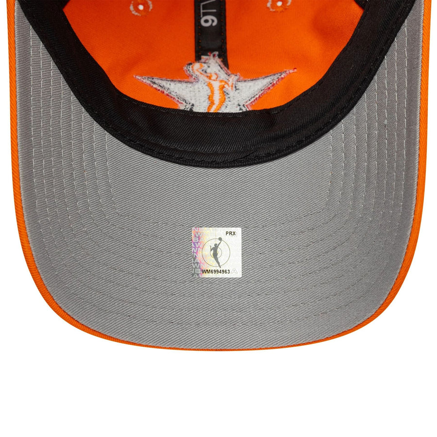 This is a WNBA 2025 All Star Game Logo Orange 9TWENTY Adjustable Cap 2