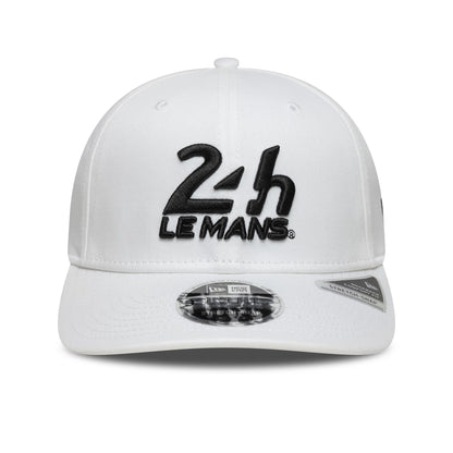 Pictured is this 24HR Le Mans Core White 9SEVENTY Stretch Snap Adjustable Cap 2