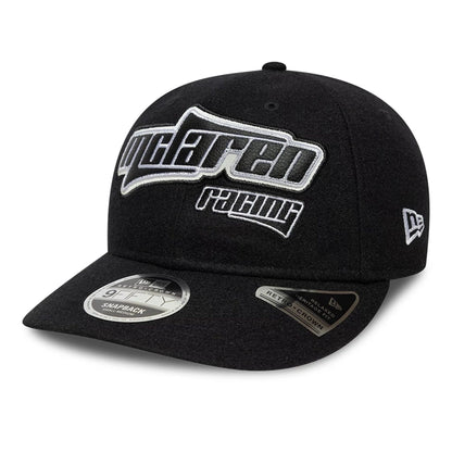 This is a Reiss x McLaren Racing Black Retro Crown 9FIFTY Adjustable Cap 3