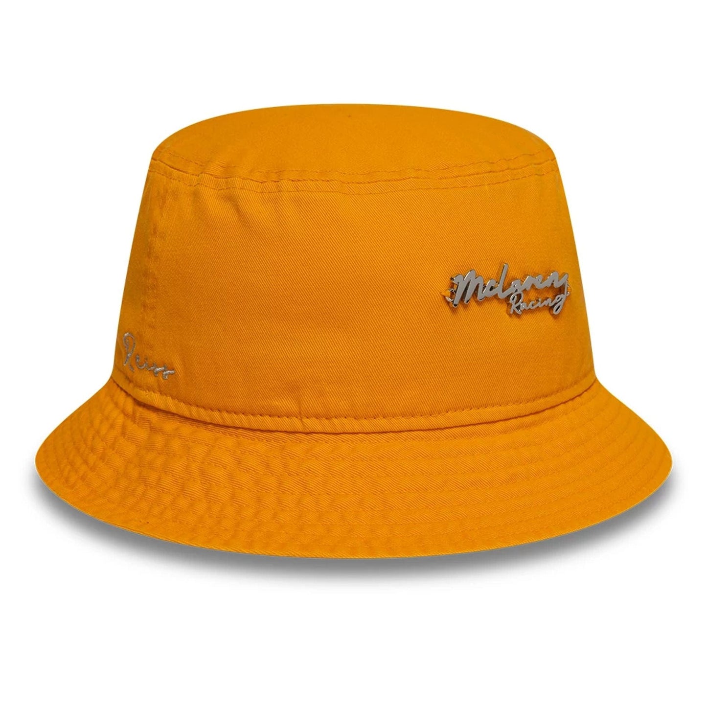 This is a McLaren x Reiss Leisure Orange Bucket Hat 3