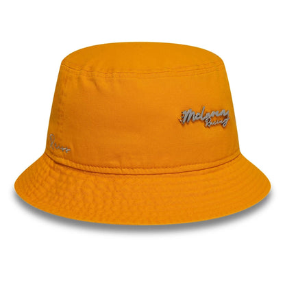 This is a McLaren x Reiss Leisure Orange Bucket Hat 3