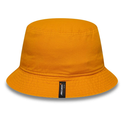 This is a McLaren x Reiss Leisure Orange Bucket Hat 4